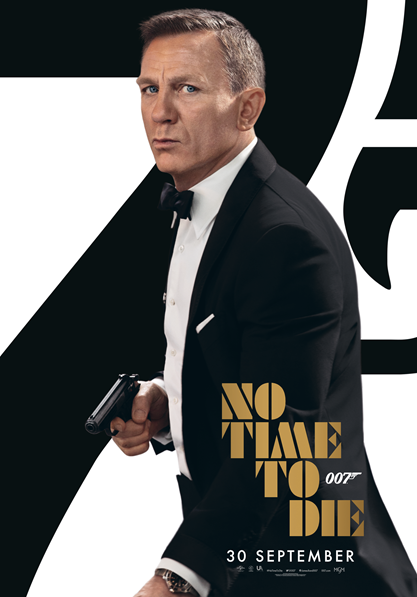 Den 1/10 och 3/10 visar vi Bondfilmen No time to die på Bio Park