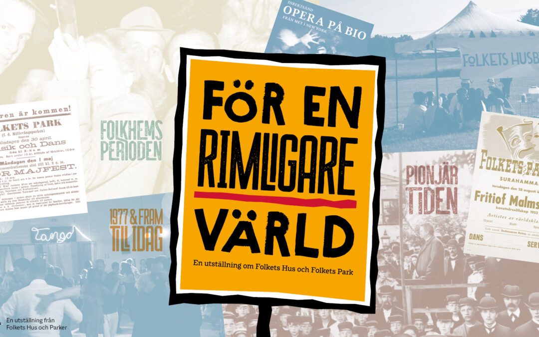 18/10 – 30/10 visar vi utställningen För en rimligare värld på Park