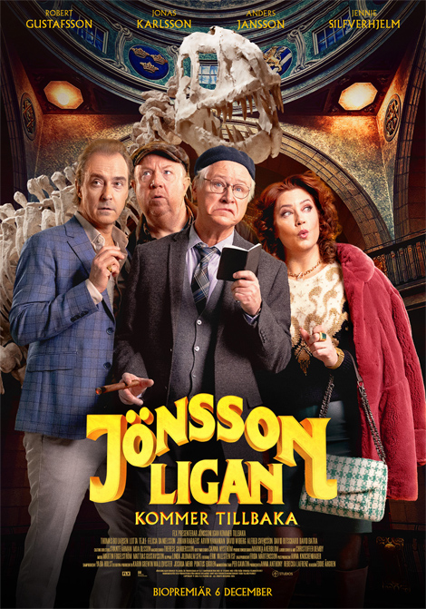 Filmen JÖNSSONLIGAN KOMMER TILLBAKA visar vi söndagen den 8/12 2024 kl. 17.00