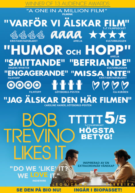 Filmen Bob Trevino likes it visar vi söndagen den 25 maj 2025 kl. 17.00